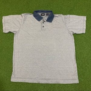 Dockers stripes polo shirt size Large